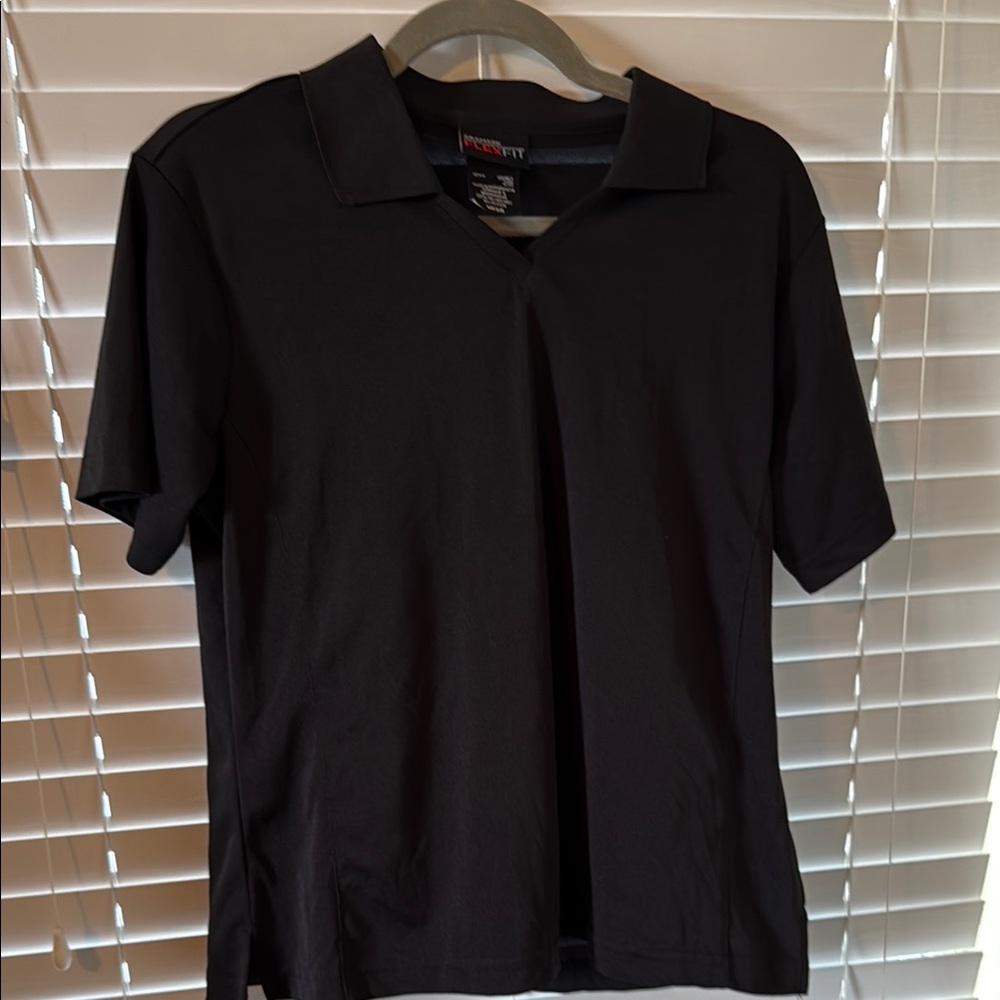 Men's Black Polo Shirt for work